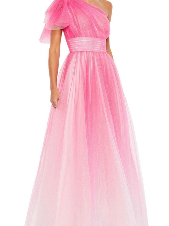 Mac Duggal Dresses & Skirts - Mac Duggal Hot Pink Ombré Sparkle Formal Dress